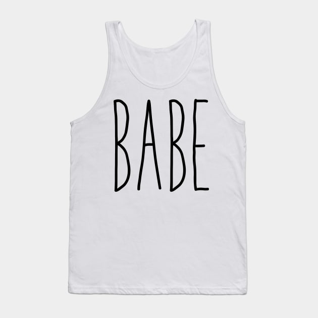 BABE Tank Top by By_Russso